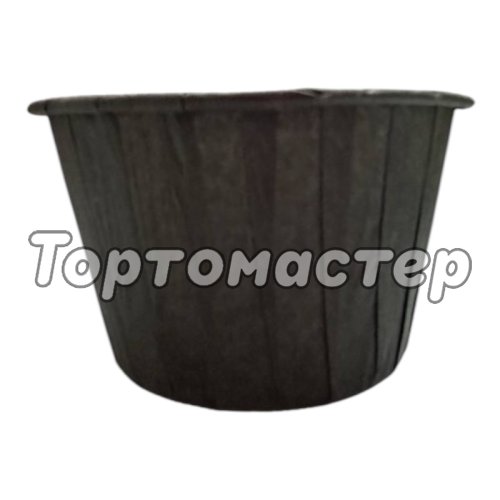 Капсула бумажная Чёрная D50 H40 1 шт 39140