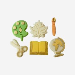 Фигурка из шоколадной глазури "Школьные предметы" ФГ181