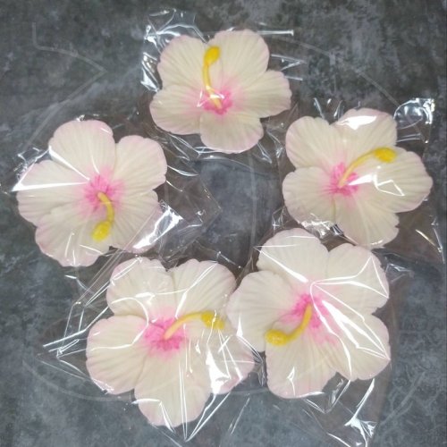 Фигурка из шоколадной глазури 3D "Гибискус" 