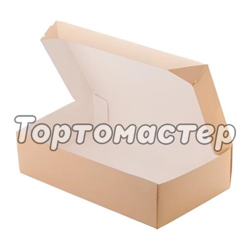 Коробка для печенья/конфет крафт 23х14х6 см OSQ CAKE 1900  (ECO CAKE 1900)