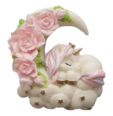 Фигурка из шоколадной глазури 2D Единорожка на луне 