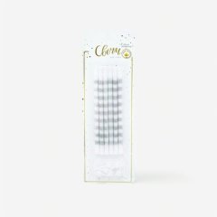 Свечи декоративные "Серебряная полоска" 13 см 620212