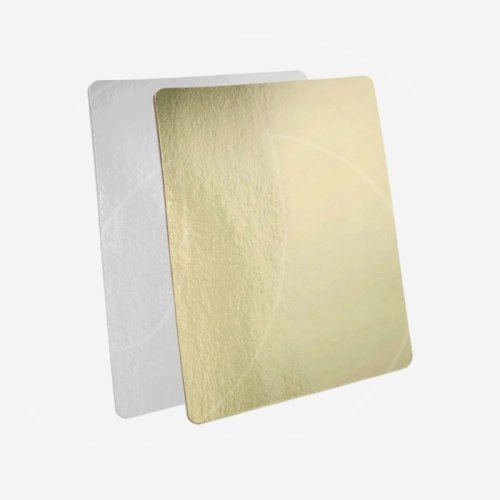 Подложка под торт Золото/Белая 3 мм 30х40 см 