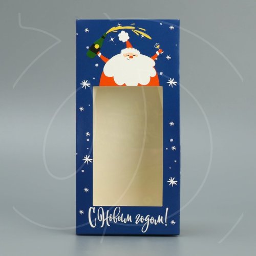 Коробка для сладостей "Дед мороз" 9х19х6 см 9766909	 