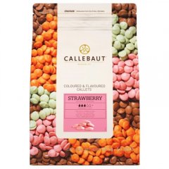 Шоколад розовый клубничный CALLEBAUT 500 г STRAWBERRY-RT-U70