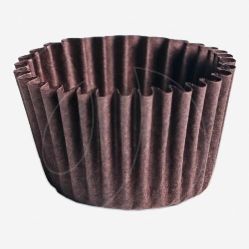 Капсула бумажная Коричневая D25 H20 25 шт БК-6