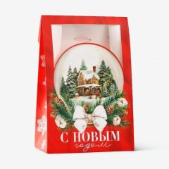 Коробка для сладостей "С новым годом" 15х7х22 см 10360092