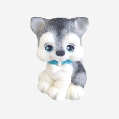 Фигурка из шоколадной глазури 3D "Щенок хаски" 