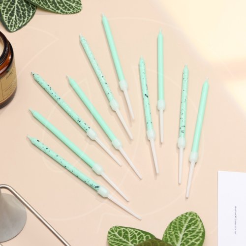 Свечи декоративные "Бирюзовое настроение" 10 шт 10603277