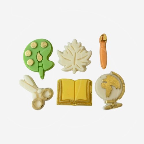 Фигурка из шоколадной глазури "Школьные предметы" ФГ181