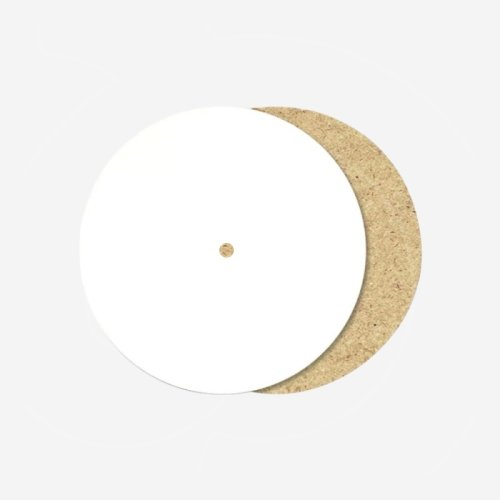 Подложка под торт с отверстием ЛХДФ Белая 3 мм 42 см 