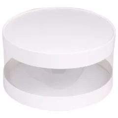 Коробка для торта белая 20х10 см 070110