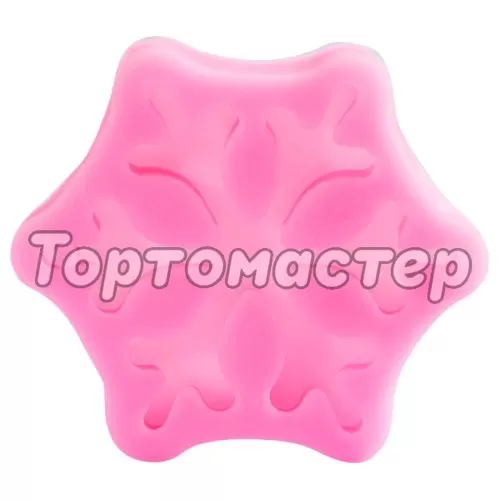 Молд силиконовый "Снежинка" 8,5х8,5х1,5 см 6887525