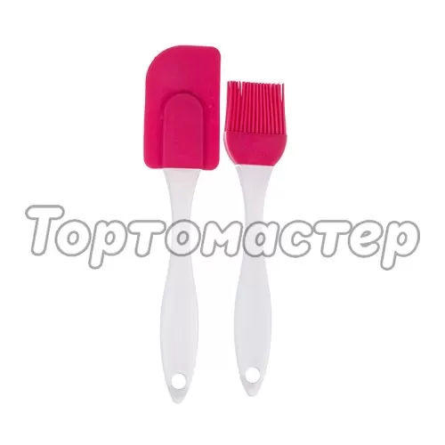 Лопатка и кисточка силиконовая 557651 