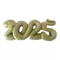 Фигурка из шоколадной глазури "Змея 2025" 