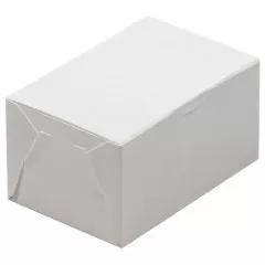 Коробка для сладостей белая 15х10х8 см ForG SIMPLE W 150*100*80 FL