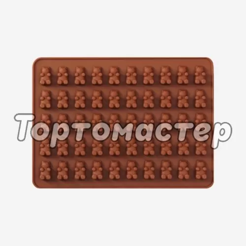 Форма силиконовая для мармелада "Мишки" 1857436