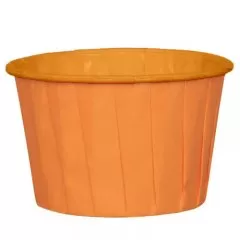 Капсула бумажная с подворотом Оранжевая D50 H40 1 шт FZM 50x40 оранж
