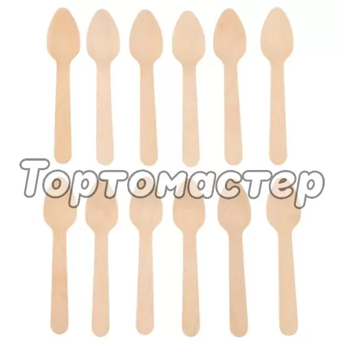 Ложка деревянная 12 шт 9681212